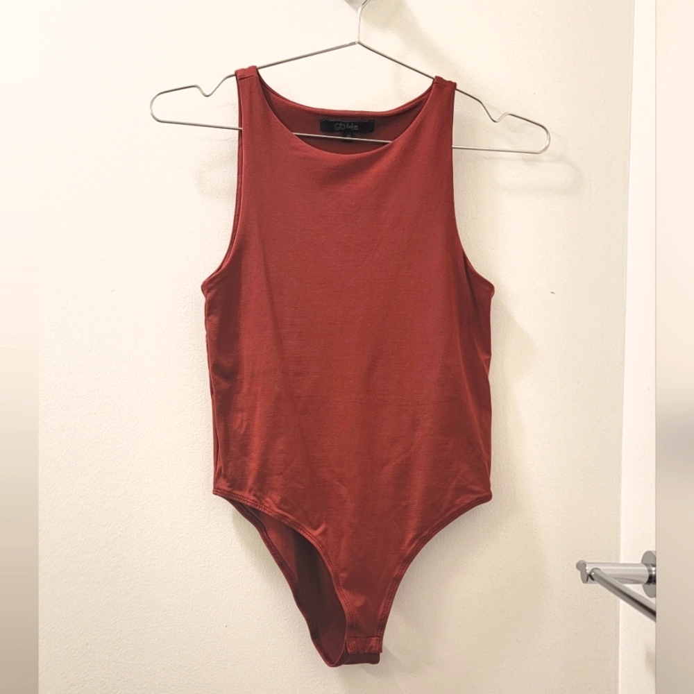 SML Red Sleeveless Bodysuit